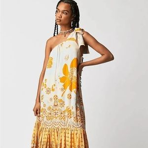Free People Cote D Azur Maxi Dress SZ S